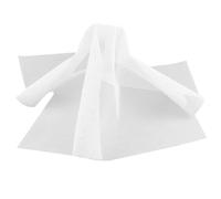 DEARMAMY Almohadilla de Silicona Antiadherente para Vaporera 60X60 CM Blanca Tapete Reutilizable Resistente a Altas Temperaturas para Dim Sum Bollos al Vapor y Repostería Doméstica