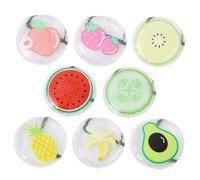 DEARMAMY Almohadillas de Hielo para Ojos Gel y Pvc 8 Unidades Paquete de Enfriamiento para Mujeres Terapia Fría Relajante Antifaz Gel Frío Ojos Uso en Viajes y Hogar