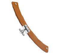 DEARMAMY Amortiguadores de Cuero para Tambor Reducción de Ruido y Diseño Flexible, Almohadilla Silenciadora Marrón Adecuado para Práctica de Batería