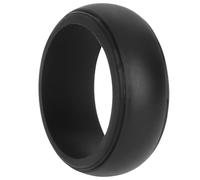 DEARMAMY Anillo de Silicona Negro para Actividades al Aire Entrenamiento de Fuerza de Agarre Anillo Resistente y Antideslizante para Hombres y Mujeres Talla