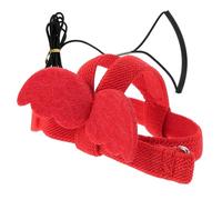 DEARMAMY Arnés Portátil para Pájaros al Aire Libre, Correa Resistente al Desgaste para Loros, Tamaño Rojo, Cuerda Reutilizable para Entrenamiento y Vuelo Seguro