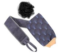 DEARMAMY Artículos Exfoliantes Baño Guantes Toalla De Fregado y Pelota De Baño Diseño De Espalda