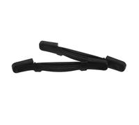 DEARMAMY Asas de Repuesto para Maleta de Plástico Negro 2 Piezas Tirador Ergonómico Resistente para Equipaje Accesorio Viaje Compatible Maletas y Cajas Mango de Recambio Práctico