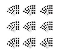 DEARMAMY Autoadhesivas 80 Pares de Almohadillas Nasales Cómodas y Antideslizantes Resistentes a Rupturas y Hechas de Eva Negra para Gafas y Gafas de Sol
