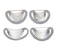 DEARMAMY Bandas de Lijado Azules para Lijadora de Banda, 40 Piezas, Material de Tela y Arenisca, Uso Versátil para Metal y Acero Inoxidable en Reparaciones Automotrices y Hogar