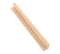 DEARMAMY Bandeja de Madera para Dominó de 7, 4 Pulgadas, Base Beige | Diseño Minimalista de Listón, Acabado Firme, Uso en Mesas y Escritorios, Entretenimiento Familiar y Base Educativa