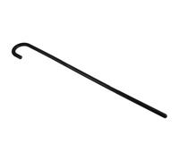 DEARMAMY Bastón De Halloween - Bastón De Plástico Negro De 29 8 Cm para Disfraz De Abuelo Cosplay Representaciones Teatrales Y Accesorios De Disfraces Vintage