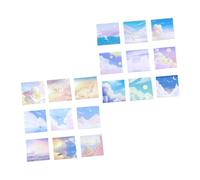 DEARMAMY Blocs de Notas Adhesivos Creativos para Oficina y Escuela 18 Unidades 6 Diseños Mixtos Papel Suave y Portátil para Listas Recordatorios y Manualidades