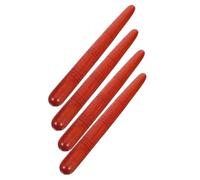 DEARMAMY Bolígrafos de Acupresión Manual de Madera Redondas Fáciles de Sujetar para Masaje, 4 Piezas para Aliviar Fatiga en Cuello y Cuerpo, Adecuado para Viajar