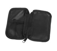 DEARMAMY Bolsa de Almacenamiento para Diabéticos en Tela Negra, Estuche Práctico para Glucómetros y Bolígrafos de Insulina, Resistente al Desgaste y Conveniente para Uso Diario y Viajes