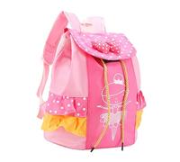DEARMAMY bolsa de baile school backpack travel bag backpack for school bolsa de ballet con cordón organizador de bolsos para viajar mochila de moda bolso de viaje niña tela oxford Rosy