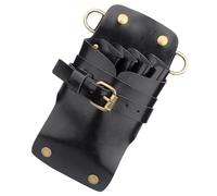 DEARMAMY Bolsa para Guardar Tijeras de Peluquería Riñonera de Almacenamiento para Peluquero Bolsa para Tijeras y Peines Trabajo de Peluquería