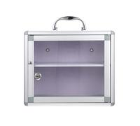 DEARMAMY Botiquín Cerradura Hogar Estuche de Almacenamiento de Pared Caja de Práctica Organizador Duradero Accesorio de Salud para y Comunidades