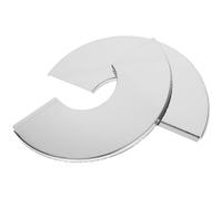 DEARMAMY Brida Dividida de Acero Inoxidable 50 Mm Tapa Decorativa Redonda para Brida de Plomería y Ducha, Cubierta para Tapar Agujeros en Pared, Embellecedor de Tubería para Sistemas