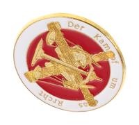 DEARMAMY Broche de Justicia Hecho a Mano Balanza y Espada en Metal Dorado Accesorio para Abogados Pin para Traje Legal Joyería Artesanal para Eventos y Coleccionistas