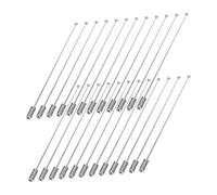 DEARMAMY Broches De Seguridad Diy Alfileres Largos Cobre Blanco k 90 Mm 40 Piezas Accesorios Creativos Para Sombreros Fiestas Manualidades