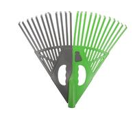 DEARMAMY Cabezal de Rastrillo de Jardinería de Plástico Resistente Pequeño y Ligero para Recogida de Hojas en Jardines Parterres y Césped Accesorio Reemplazable para Herramientas de