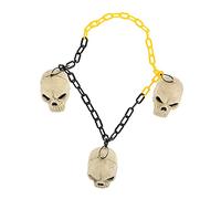 DEARMAMY Cadena De Calavera Accesorios Góticos Rodillo De Hielo Para Cara y Ojos Mantel De Tarot De Altar Percha Joyas Mantel Extragrande Víspera De Todos El Plastico