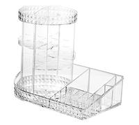 DEARMAMY Caja De 1 Pieza caja de almacenamiento de cosméticos Contenedor organizador de cosméticos contenedor de almacenamiento de varias capas Moldeo por inyección
