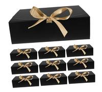 DEARMAMY Caja De 10 Unidades Para Propuesta De Matrimonio Cajas De De Papel Cajas De Almacenamiento Para Damas De Honor Cajas Con Tapa Plegable Cajas De Almacenamiento Con Tapa