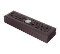 DEARMAMY Caja de Almacenamiento de Armónica de Madera Negra, Diseño Flexible y Ligero, para Guardar y Transportar Protección y Orden