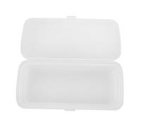 DEARMAMY Caja Esterilizadora para Herramientas de Uñas Plástica Transparente con Insertos Desmontables para Soak de Alcohol Organizador de Manicura Compacto y Portátil para Salones y