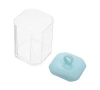 DEARMAMY Caja Organizadora De Escritorio Almacenamiento De Algodón Hisopos y Palillos De Diseño Redondo