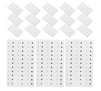 DEARMAMY Calcomanías Faciales de Lunares Falsos 50 Piezas Estilo Natural Negro, Adhesivos Temporales para Maquillaje Mujer, Parches Seguros para Piel en Fiestas y Eventos