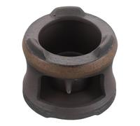 DEARMAMY Calentador de Tetera de Cerámica Retro Hecho Mano Estufa de Té con Base Hueca para Velas Calentador de Alimentos y Té sin Electricidad para Reuniones y Uso Exterior