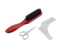 DEARMAMY Cepillos Para Barba Set Cuidado Barba Peine Para Accesorios Para Color Juego De Cepillos Para Recortador Bigote