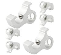 DEARMAMY Cerraduras de Seguridad para Interruptores Automáticos Miniatura Pestillo de Aleación de Aluminio 6 Piezas Compatible Interruptores Seccionadores Eléctricos para Protección