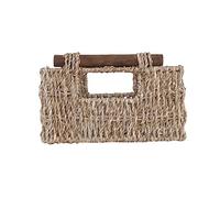 DEARMAMY Cesta De Almacenamiento De Blanca Para Tanque De Inodoro Cesta Decorativa Tejida Soporte Para Guardar Artículos De Tocador Para Baño