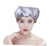 DEARMAMY Champú y Gorro De Baño De Doble Capa Gorro De Ducha Grueso Para Mujer Para El Baño y Cuidado Del Cabello