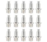 DEARMAMY Clavos Metálicos Antideslizantes para Suelas de Zapatillas de Atletismo 32 Piezas, Ligeros y Resistentes para Pista y Campo, Ideales para Sprint, Salto de Longitud y Actividades