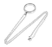 DEARMAMY Colgante Portafotos de Acero Inoxidable 25Mm con Cadena Marco de Fotos Transparente con Apertura de Rosca para Recuerdos Personalizados Collar Conmemorativo para Novia y Eventos