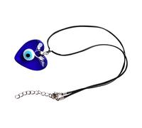DEARMAMY Collar De Ojos Azules Mimbre Bandeja De Tablero De Joyería Collar De Damas Collar De Gargantilla De Turquesa Joyas De Lentejuelas Collar De Niñas Mascota Lana Alambre Encerado Blue