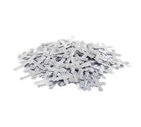 DEARMAMY Confeti Cruz Plateado para Ceremonia Religiosa Confeti Fragmentos Metálicos para Comunión Bautizo Boda y Shower Decoración Festiva Resistente y Fácil de Usar