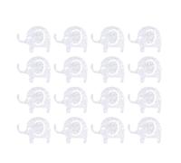 DEARMAMY Confeti de Mesa Forma de Animales, Pequeños Elefantes de Papel Plateado, Adornos de Cumpleaños y Shower para Fiestas Infantiles