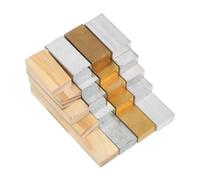 DEARMAMY Conjunto de Bloques de Densidad Rectangulares Ciencia Materiales de Aluminio y Cobre 24 Piezas para Experimentos Precisos y Aulas de Primaria
