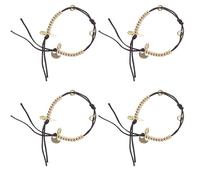 DEARMAMY Contador de Cuentas de Buda Portátil de Latón, 2 Piezas para Meditación y Oración, Práctico Contador de Dedos Tasbih para Bricolaje y Uso Diario en Actividades Espirituales