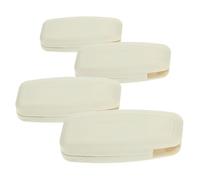 DEARMAMY Contrapesos para Cortinas Verticales y Enrollables Accesorios de Manilla Cuadrada de Pom Kit de 4 Piezas para Persianas Cordón Compatibles Estores y Cortinas de Gasa Uso