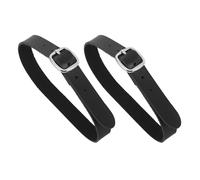 DEARMAMY Correas de Espuelas Ajustables para Botas Ecuestres de Cuero de Segunda Capa, Juego de 1 Par Estilo Inglés Occidental con Hebilla Metálica Resistente, Accesorio para Montar