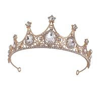 DEARMAMY Crystal Rhinestone Tiara For Women And Elegant Wedding Crown Birthday Accessories For Graduations And Parties