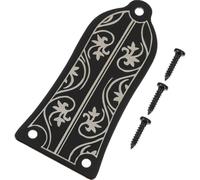DEARMAMY Cubierta del Tensor Guitarra Negra de Hierro, Accesorio Portátil y Pieza de Reemplazo Tornillos para Amigos Que Estudian Guitarra