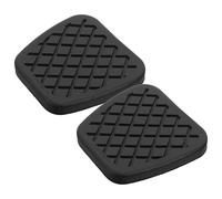 DEARMAMY Cubiertas de Goma para Pedales de Coche, 2 Piezas, Diseño Ergonómico Ranuras Antideslizantes, Compatibles Vehículos para Uso Diario y Viajes