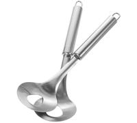 DEARMAMY Cuchara para Albóndigas de Cocina 2 Piezas Acero Inoxidable 304 Mango Largo Redondo Herramienta para Hacer Albóndigas Casera Utensilios de Cocina para Sopas y Ollas Calientes