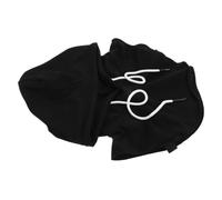 DEARMAMY Cuello Falso Para Mujer Sudaderas Con Capucha Para Hombres Traje Con Capucha Insertos De Cuello De Camisa Mujeres Capucha Collares Falsos Para Damas Black Algodón