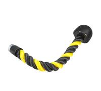DEARMAMY Cuerda de Entrenamiento de Bíceps para Polea, un Extremo, 38 CM | Hierro, Nylon y Pp, Ligera y Portátil, para Casa y Gimnasio, Métodos Múltiples