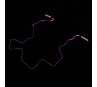 DEARMAMY Cuerda de Saltar Luminosa para Noche, Ligera, Portátil, ABS Rosa | Diseño Luminoso, Ahorro de Espacio, Funciona 2 Secciones de Baterías, para Hombres y Mujeres
