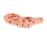 DEARMAMY De Acupuntura Auricular De Silicona Para Enseñanza y Práctica De Puntos De Acupuntura Oreja Falsa Para Medicina y Masaje